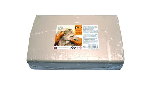 PLUS Modelliermasse, lufttrocknend, Farbe: sand, Gewicht: 10 kg