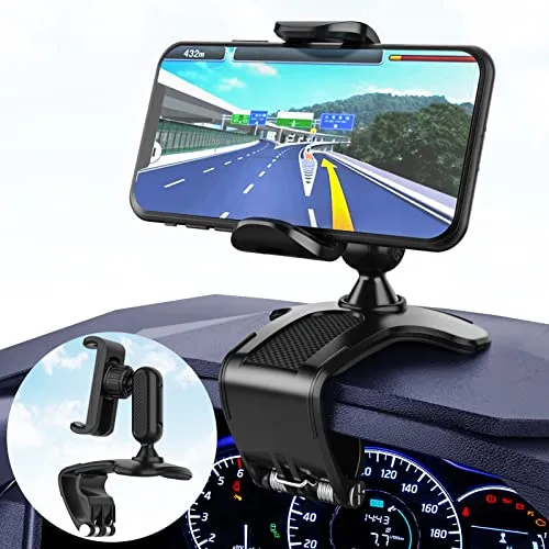 KATREU Handyhalterung Auto - 360° Drehung für sichere Navigation - Kfz-Handyladestationen mit sicherem Blickwinkel. Die flexible Halterung bietet 360° Drehung und ist kompatibel mit 4-7 Zoll Smartphones. Ideal für sicheres Fahren und einfache Bedienung.
