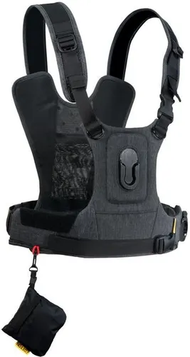 Cotton Carrier CCS G3 Kamera-Gurtsystem - Kamera- & Camcordergurte mit ergonomischem Design, verstellbaren Schultergurten und Regenverdeck – perfekt für Hochzeiten und Mehrtagestouren.