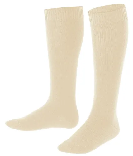 Falke Tagessocke Comfort Wool Kniestrümpfe (wärmende Merinowolle) cremeweiss Kinder - 1 Paar, Größe: 31-34