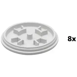 WAGNER design yourself Klick-Gleiter QuickClick® Nachfüllpack für Stuhlgleiter, Kunststoffgleiter, Möbelgleiter