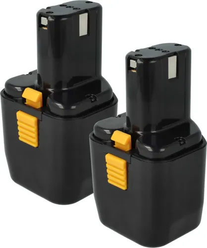 vhbw 2x Akku kompatibel mit Hitachi DS12DV, DS 12DV, DS13DV2, DS 13DV2, DS 10DTA, DS12DVA, DS10DVA, DS 10DVA, DS 12DVA Werkzeug (2100 mAh, NiMH, 12 V)
