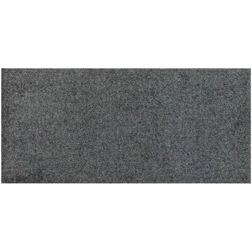 Salonloewe Fußmatte waschbar Anthrazit 030x060 cm - strapazierfähige und rutschfeste Eingangsmatte, pflegeleicht und ideal für Allergiker