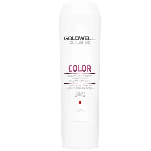 Goldwell Dualsenses Color Brilliance Conditioner 200 ml - Haarspülung für coloriertes, feines bis normales Haar mit Granatapfel-Extrakt. Bietet sofortige Kämmbarkeit, Farbbrillanz und UV-Schutz, ohne das Haar zu beschweren.