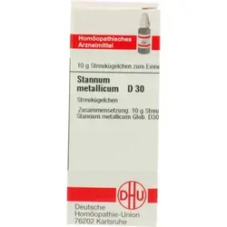 Stannum Metallicum D 30 Globuli 10 g
