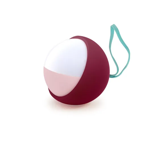 Pabobo - Tragbares Nachtlicht mit Mondphasen Little Moon wiederaufladbar mit Micro-USB 0+ Rosa