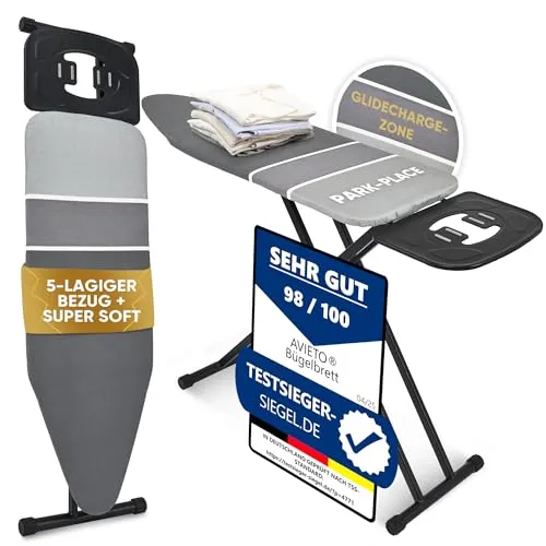 Avieto XXL Bügelbrett 124x47 cm