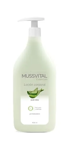 MUSSVITAL Essentials, Körperlotion, Aloe Vera, weiche und zarte Haut, 400 ml