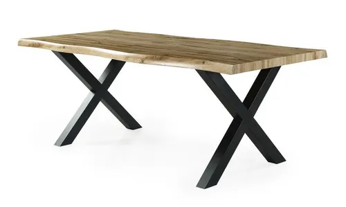 Esstisch MARLON 200x100 aus Wildeiche Hell