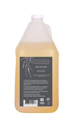 Eucalan Feinwaschmittel 4000ml - Lavendelduft - Biologisch abbaubares Feinwaschmittel für Handwäsche und Maschinen. Konzentriert und ungiftig, ideal zur Pflege empfindlicher Textilien.