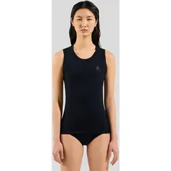Odlo The Natural Merino 160 Crew Neck Base Layer Singlet - Sportunterwäsche für Damen, aus mulesingfreier Merinowolle mit natürlicher Wärmeregulierung und effektiver Feuchtigkeitsableitung für höchsten Komfort bei Outdoor-Aktivitäten.