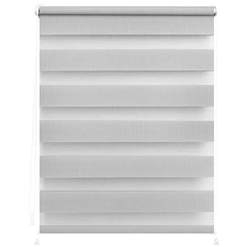 Lichtblick Doppelrollo Klemmfix 80x200 cm - Trendfarben, ohne Bohren - Seitenzug- & Springrollos: Stufenlos verstellbar für optimale Lichtregulierung und Sichtschutz, einfache Montage ohne Bohren, ideal für Fenster und Türen.