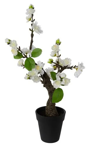 Produktbild Kunstpflanze Kirschblütenbonsai JANTINA, Weiß, 32 cm