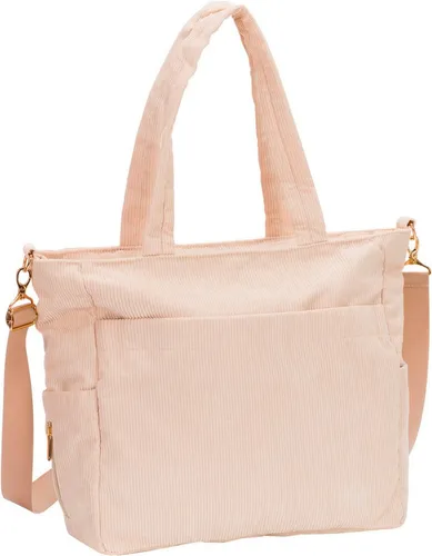 Fillikid Wickeltasche Cord, inklusive Thermotasche in beige von Fillikid