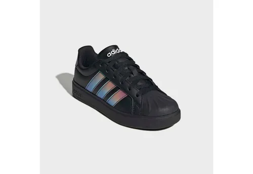 adidas Streettalk J Sneaker in Schwarz, Größe 38 für Damen - Modische Sneaker von adidas in Schwarz, Größe 38. Ideal für den täglichen Gebrauch mit hochwertigem Obermaterial aus Synthetik und bequemem Textil-Innenfutter.