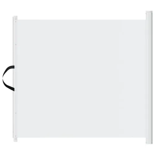 vidaXL Haustier-Barriere Ausziehbar Weiß 82,5x125 cm - Werkstatteinrichtung: Ausziehbare Absperrung für Haustiere, robust und platzsparend – ideal für sichere Bereiche im Zuhause.
