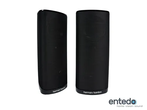 Harman Kardon HKTS 11/16 SAT-TS11 Lautsprecher - Lautsprecher-System für Heimkino, 5.1 Surround Sound, hohe Klangqualität mit 200W RMS-Leistung und elegantem Design in Schwarz.