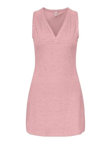 ONLY Onlsmilla S/L V-Neck Dress JRS - Stylisches kurzes Kleid von ONLY, ideal für den Sommer. Mit V-Ausschnitt und ärmellosem Design, perfekt für legere Anlässe.