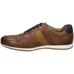 Josef Seibel Herren Low-Top Sneaker Colby 02, Cognac-Kombi - Herren-Sneaker mit Wechselfußbett und Strobel-Machart für hohe Flexibilität. Ideal für Alltag und Freizeit, in modischer Cognac-Kombi.