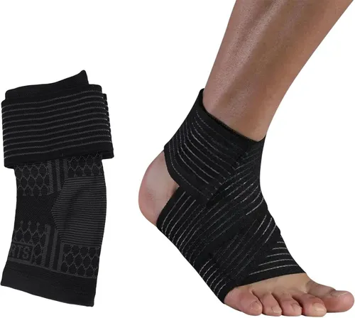 Endless Fußgelenkbandage Slip-in Verstellbar Ankle Support Relif für Männer und Frauen (Knöchelstütze, 2-tlg., für Männer & Frauen), Für Plantar Fasciitis Neorapathy Relief Sport, Schmerzlinderung, Gym