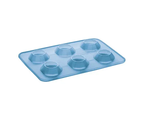 Lurch Eiswürfelform Eiswürfelform Ø 4 x 3cm Diamant eisblau