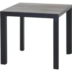Siena Garden Silva Dining Tisch 80x80cm - Kompakte Eleganz für dein Outdoor-Esszimmer - Gartentisch 80x80cm, modern und wetterfest, ideal für kleine Terrassen oder Balkone. Stabiler Aluminiumrahmen und kratzfeste HPL-Tischplatte für langlebige Nutzung.