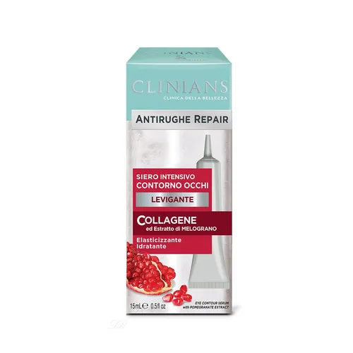 CLINIANS Serum Augenkontur Collagen mit Granatapfelextrakt 15ml