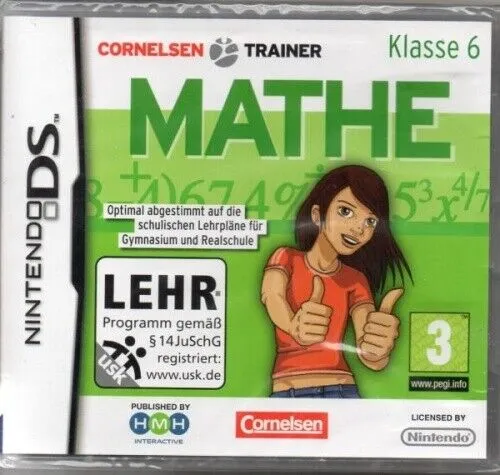 Cornelsen - Mathe Training Klasse 6 - Nintendo DS - Neu / OVP
