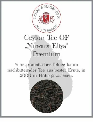 Ceylon Tee OP „Nuwara Eliya“ Premium 250g