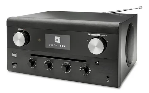 Dual Internet-Radio CR 900 Phantom - Internetradio mit DAB+, WLAN und Bluetooth, bietet grenzenlose Senderauswahl und beeindruckenden Stereo-Sound in kompaktem Design.