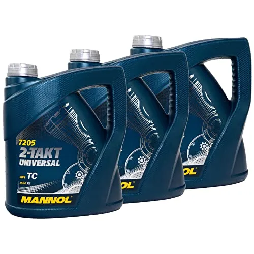 Motoröl Motor Öl MANNOL Universal 2-Takt API TC 3 X 4 Liter