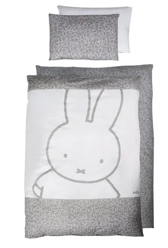 roba® Kinderbettwäsche miffy® 100 x 135 cm - Bettwäsche-Set für Kinder mit miffy® Design, aus 100% Baumwolle, ideal für einen gemütlichen Schlafplatz.