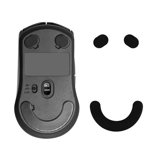 Mouse Feet Sticker für SteelSeries Rival 3 Ersatz Glider in schwarz von kwmobile