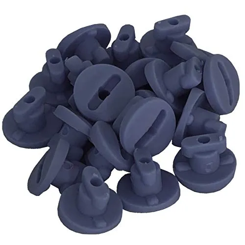 TikTakToo Moveandstic Rohrsicherungen Rohrverschluss Schliessriegel für Rohre oder Plattenknopf Plattenknöpfe Plattenschraube Plattensicherung (20 Rohrverschlüsse, grau)