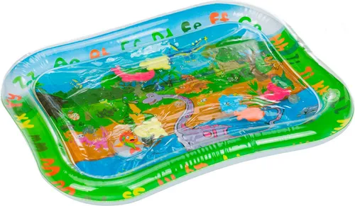 Fillikid Wasserspielmatte Dino mit Quietsch Knopf, mit Wasser befüllbare Liegefläche