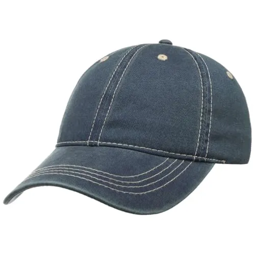 Lipodo Baseball Cap (1-St) Denimcap mit Schirm - Stylische Denim Baseballcap aus 100% Baumwolle. Robust und atmungsaktiv, ideal für Freizeitaktivitäten. Mit praktischen Luftösen und verstellbarem Klettverschluss für optimalen Tragekomfort.