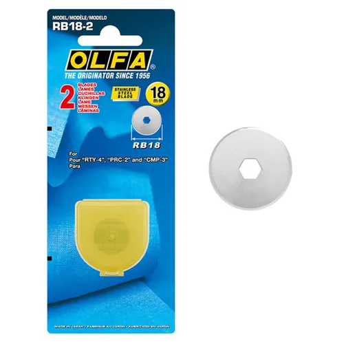 Rundklingen 18 mm Olfa RB18-2, 2er Pack