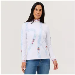 Krimson Klover Langarmshirt Ariel Ski Top (1-tlg) weiß XS