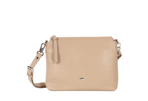 Braun Büffel HANNA Umhängetasche S creme - Umhängetasche mit klassischem Design und breiter Öffnung für einfachen Zugriff. Der abnehmbare, verstellbare Tragegurt bietet Flexibilität und passt zu jedem Stil.
