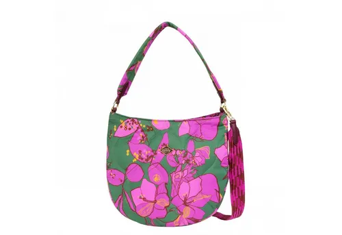 Oilily Schultertasche Molly Shoulder Bag Sketchy Flower - Stylische Schultertasche aus recyceltem Polyester mit einzigartigem Design, ideal für umweltbewusste Modebewusste. Mit abnehmbaren Tragehenkeln und verstellbarem Schultergurt.