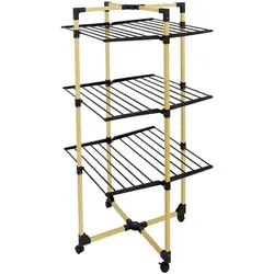 Kitchen Move Wäscheständer 30m Willis Schwarz in schwarz von KITCHEN MOVE