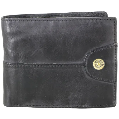 Bruno Banani Geldbörse Glamour - Geldbörse in Taupe Metallic, aus hochwertigem 100% Rindsleder, mit stylischen Nieten und viel Stauraum für Karten, Geldscheine und Münzen. Ideal für modebewusste Frauen.