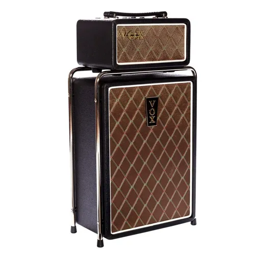 Vox-Verstärker MSB25 Mini-Stack 25W Nutube - PA Komplettset mit innovativer Nutube-Röhrentechnologie für authentischen Klang, kultiger 60er-Jahre-Look und kompakte Transportgröße.