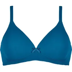 Naturana Bügelloser BH Everyday in Mykonos Blue, Größe 85 - Funktionsunterwäsche mit elastischem Material für hohen Tragekomfort, ideal für den Alltag und ohne Bügel für eine natürliche Form.
