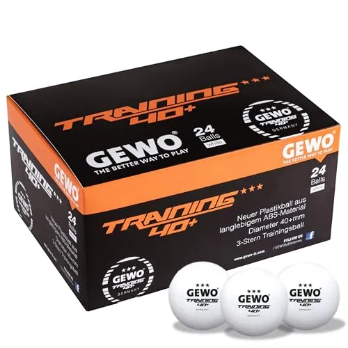 GEWO Tischtennisbälle Training 40+ von GEWO