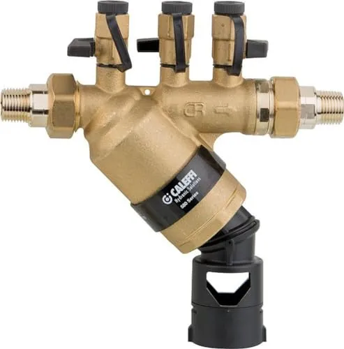 Caleffi Systemtrenner Typ BA 3/4 mit Monoblockkartusche - Sanitärinstallation - Hochwertiger Systemtrenner Typ BA mit Monoblockkartusche für zuverlässigen Schutz und einfache Montage, zertifiziert nach EN 12729.