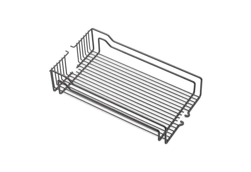 Kesseböhmer Einhängekorb anthrazit für DISPENSA-X, JUNIOR und SWING - Küchenschrankkorb für Schrankbreiten von 300-400 mm, bietet durchdachte Funktionen und höchste Verarbeitungsqualität für eine optimale Küchenorganisation.