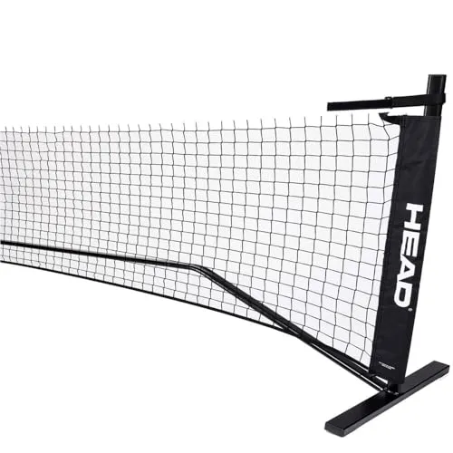 Head Mini Tennisnetz 6,1 m - Ideal für Einsteiger - Tennissaiten - Leicht und schnell aufzubauen, perfekt für Trainingsstunden und erste Ballwechsel, mit Tragetasche und in zwei Längen erhältlich.