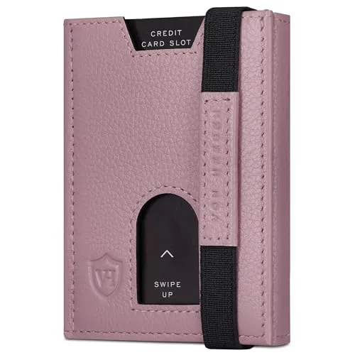 VON HEESEN Slim Wallet mit Münzfach & RFID-Schutz