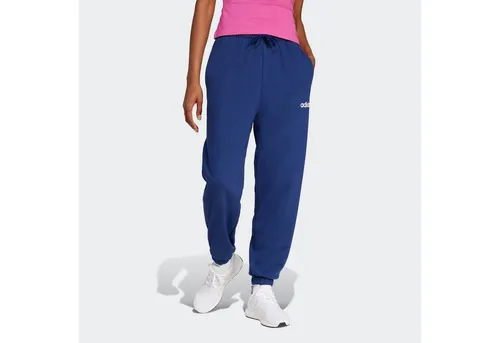 adidas Sportswear Sporthose W LIN FT CF PT - Locker geschnittene Sporthose - Trainingsbekleidung aus weichem French Terry, ideal für Komfort und Bewegungsfreiheit. Hoher Bund und lockere Passform für sportliche Eleganz.